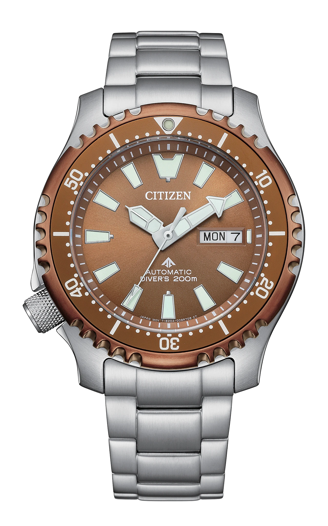Promaster Dive Automatic Brown Dial Stainless Steel Bracelet